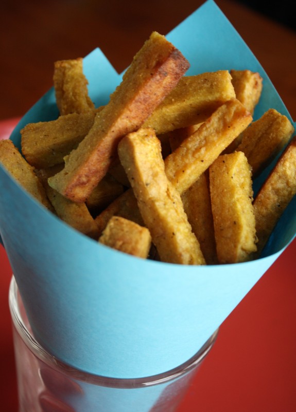 Curried Chickpea Fries