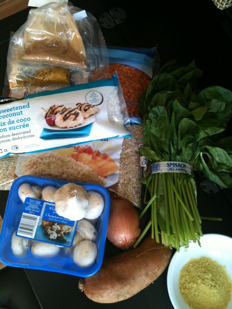 Jayda's food for a week.